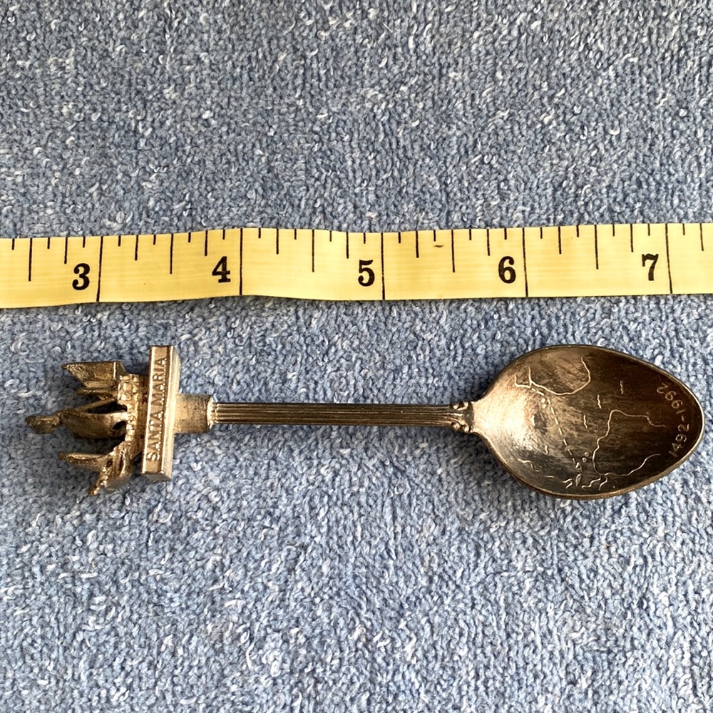 Vintage Collector Souvenir Spoon Santa Maria